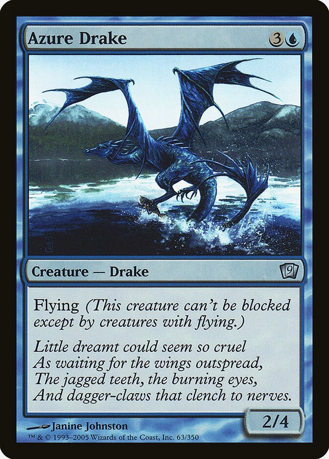 Azure Drake 63★/350 (9th Edition)  - Foil | Good Games Modbury