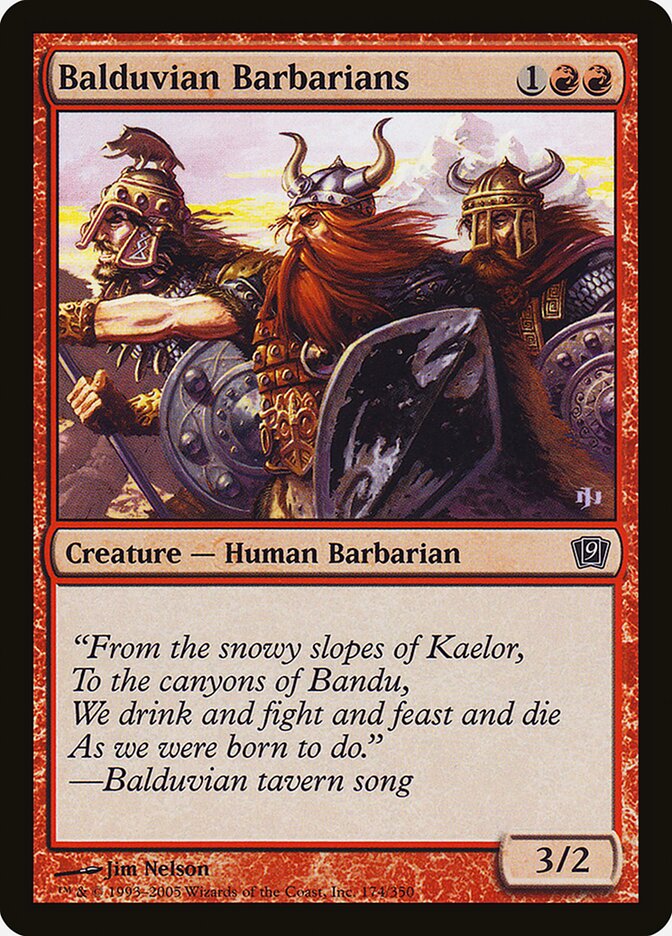 Balduvian Barbarians 174★/350 (9th Edition)  - Foil | Good Games Modbury