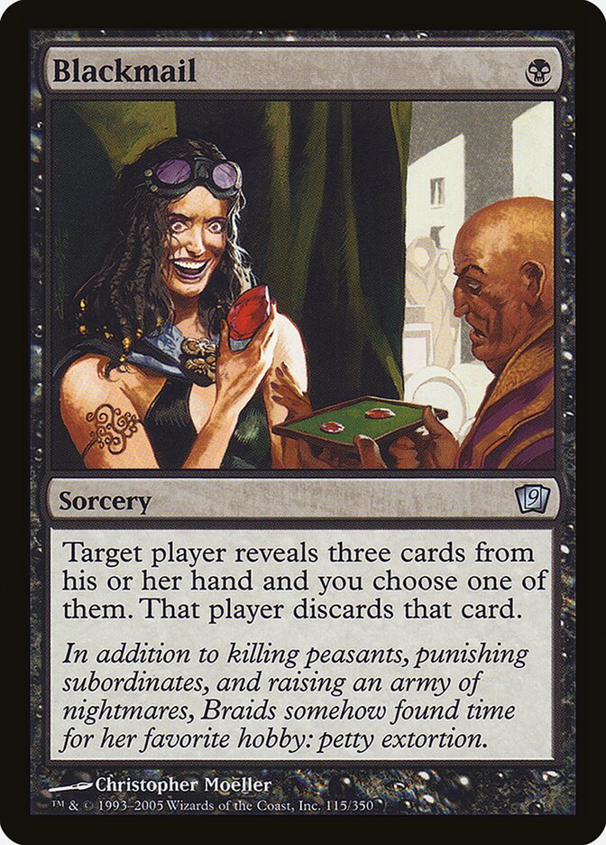 Blackmail 115★/350 (9th Edition)  - Foil | Good Games Modbury