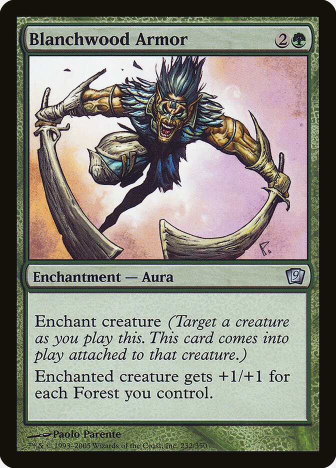Blanchwood Armor 232★/350 (9th Edition)  - Foil | Good Games Modbury