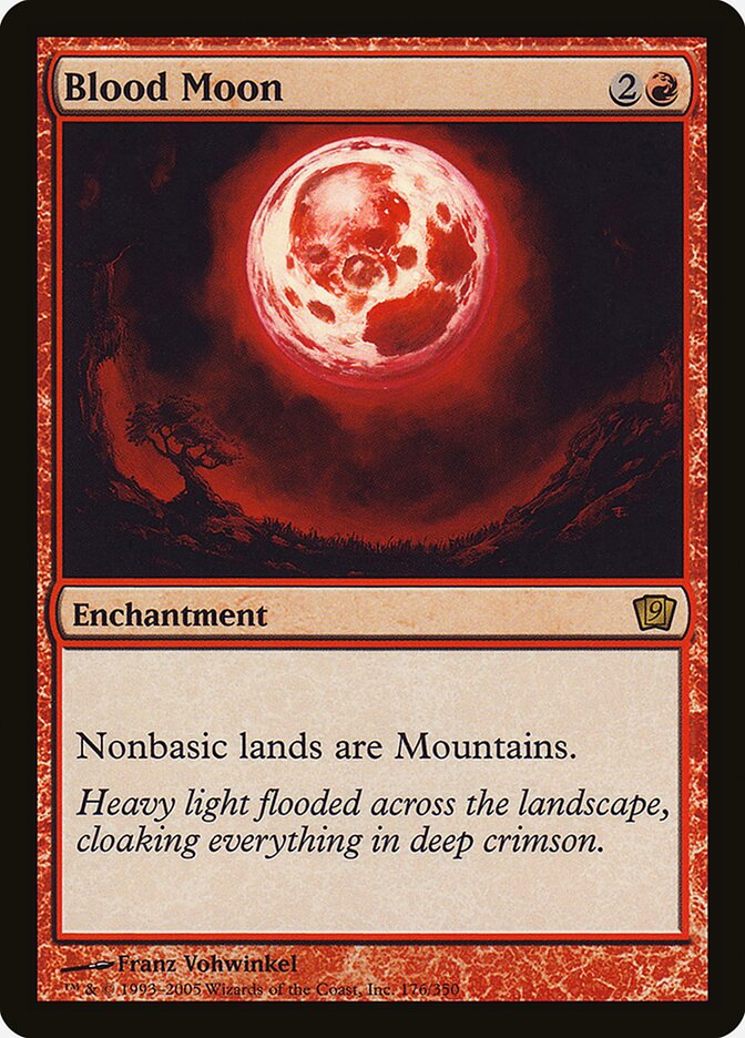 Blood Moon 176★/350 (9th Edition)  - Foil | Good Games Modbury