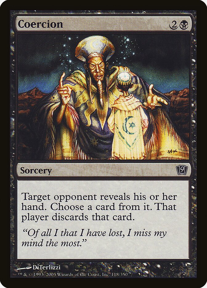 Coercion 118★/350 (9th Edition)  - Foil | Good Games Modbury
