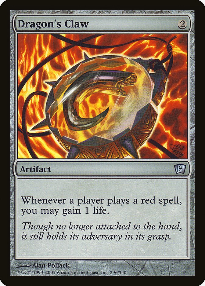 Dragon's Claw 296★/350 (9th Edition)  - Foil | Good Games Modbury