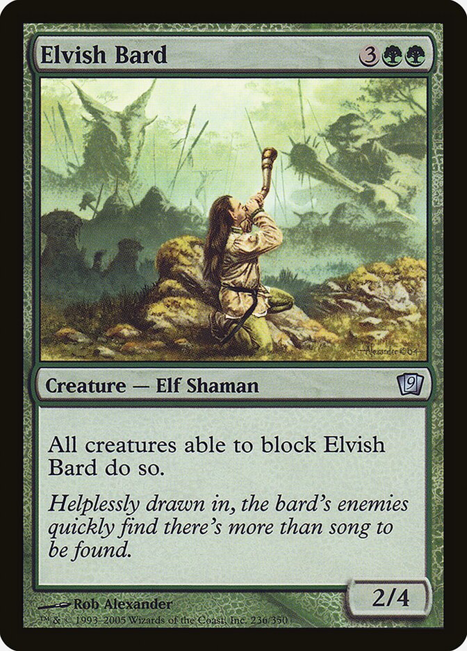 Elvish Bard 236★/350 (9th Edition)  - Foil | Good Games Modbury