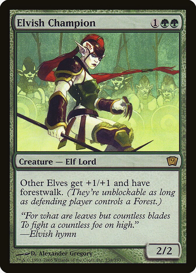Elvish Champion 238★/350 (9th Edition)  - Foil | Good Games Modbury