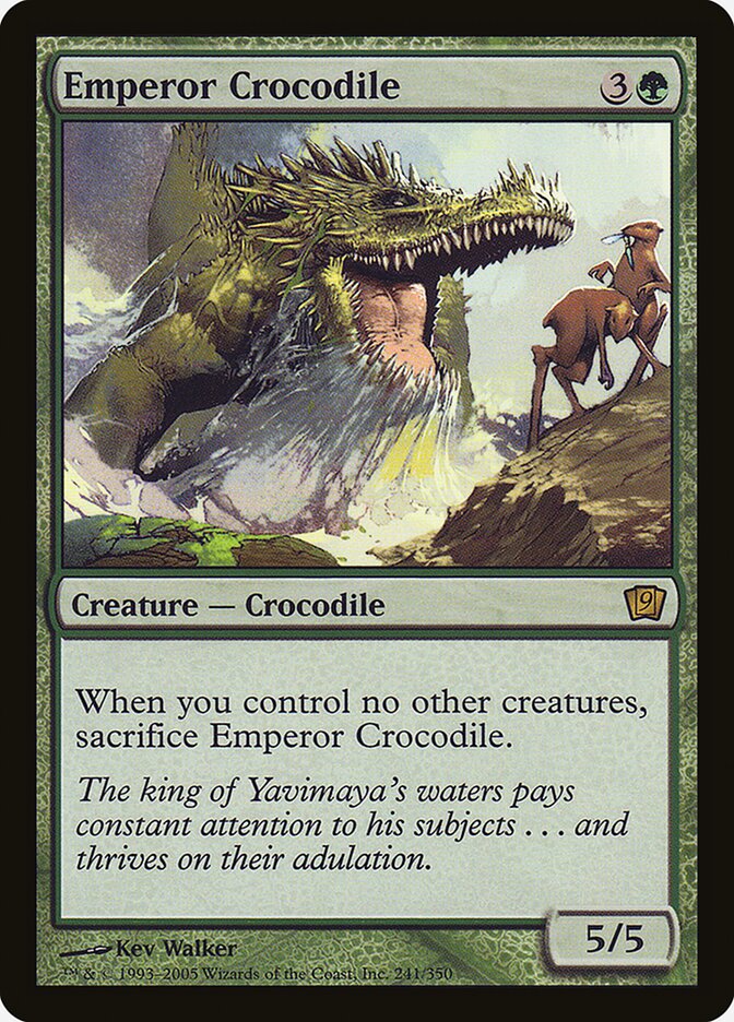 Emperor Crocodile 241★/350 (9th Edition)  - Foil | Good Games Modbury