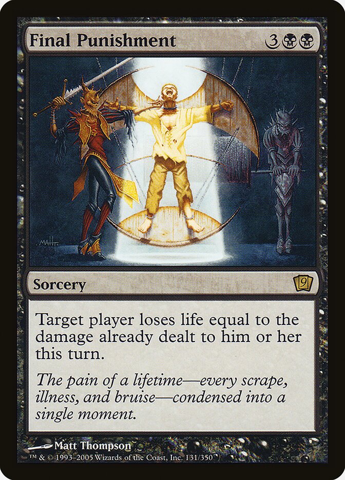 Final Punishment 131★/350 (9th Edition)  - Foil | Good Games Modbury
