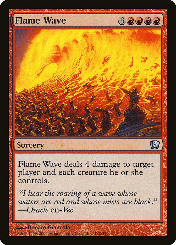Flame Wave 182★/350 (9th Edition)  - Foil | Good Games Modbury