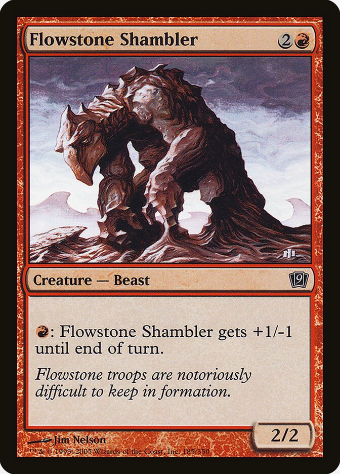Flowstone Shambler 185★/350 (9th Edition)  - Foil | Good Games Modbury