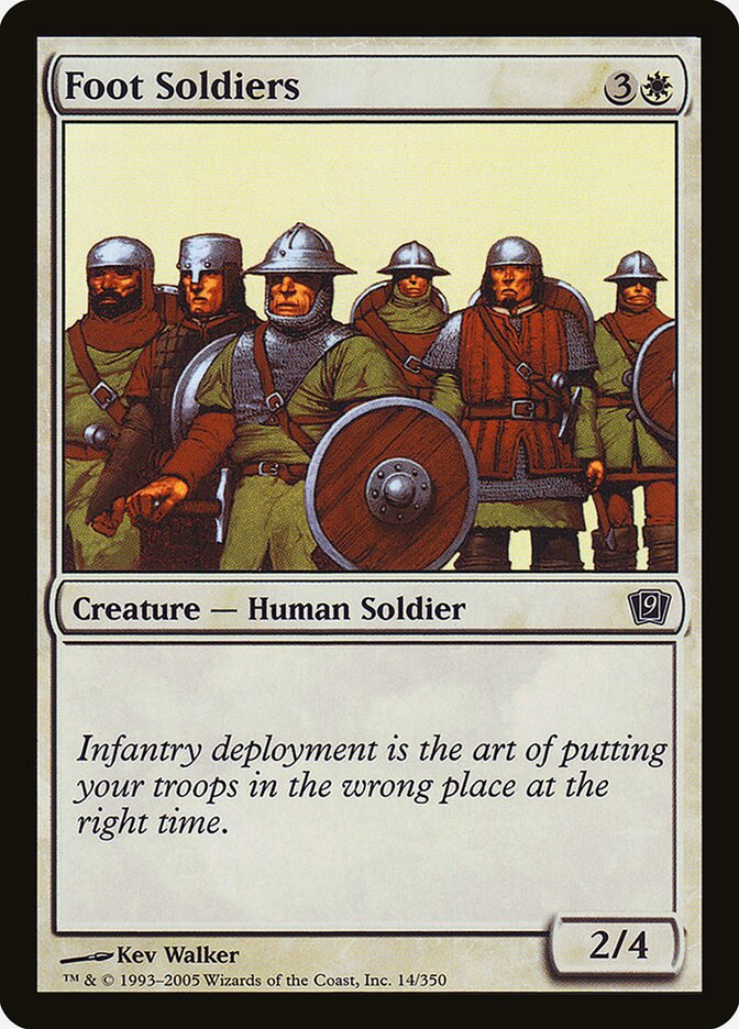 Foot Soldiers 14★/350 (9th Edition)  - Foil | Good Games Modbury