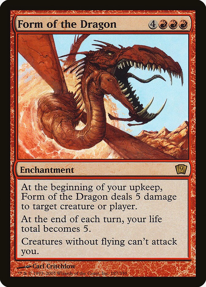 Form of the Dragon 187★/350 (9th Edition)  - Foil | Good Games Modbury