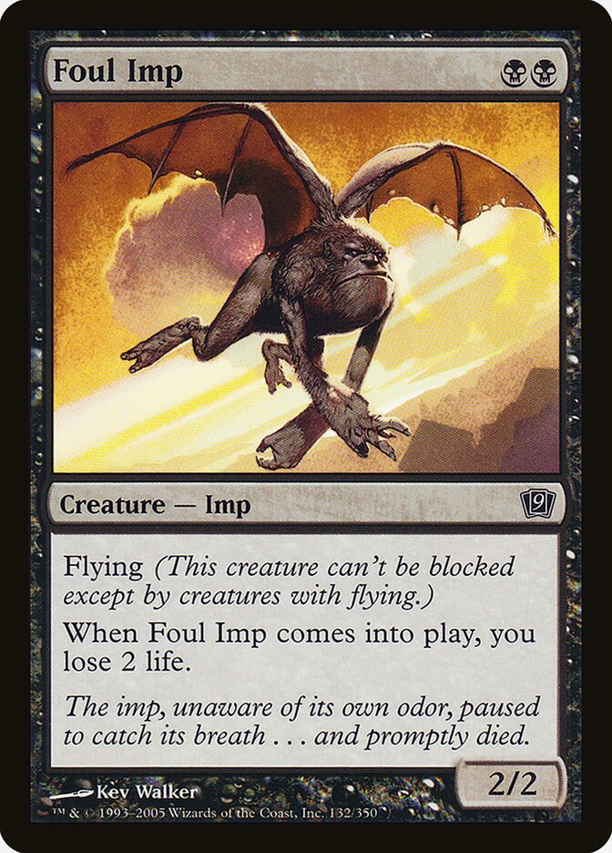 Foul Imp 132★/350 (9th Edition)  - Foil | Good Games Modbury