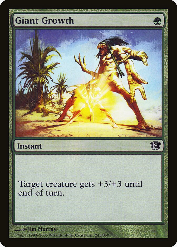 Giant Growth 243★/350 (9th Edition)  - Foil | Good Games Modbury