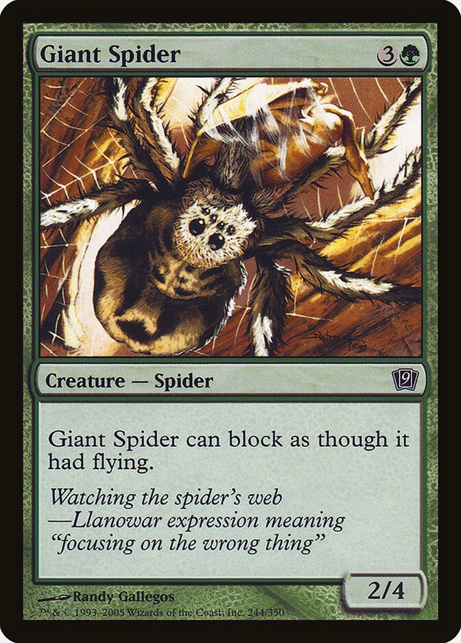 Giant Spider 244★/350 (9th Edition)  - Foil | Good Games Modbury