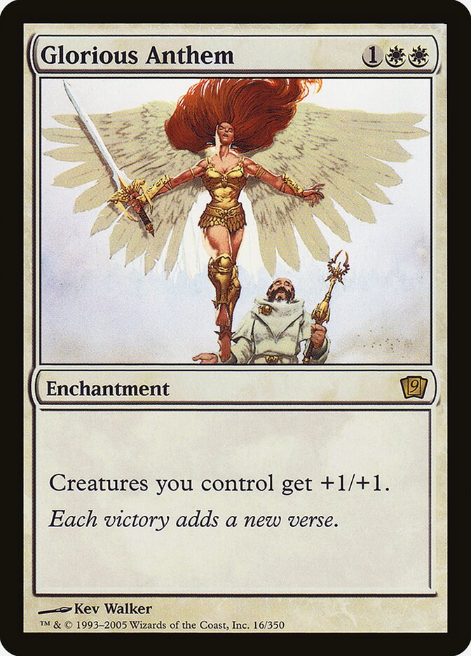 Glorious Anthem 16★/350 (9th Edition)  - Foil | Good Games Modbury
