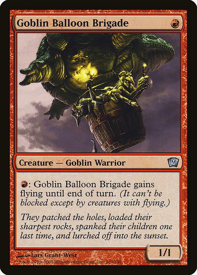 Goblin Balloon Brigade 189★/350 (9th Edition)  - Foil | Good Games Modbury