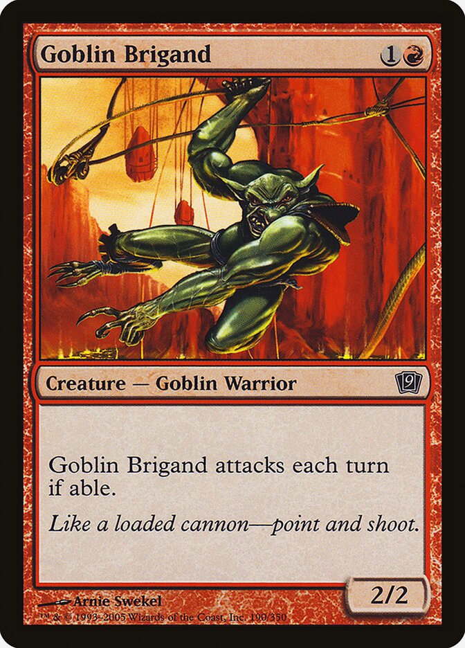 Goblin Brigand 190★/350 (9th Edition)  - Foil | Good Games Modbury