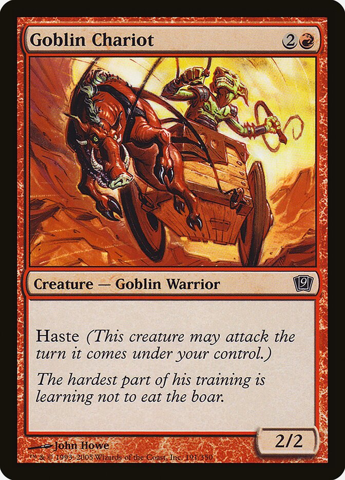 Goblin Chariot 191★/350 (9th Edition)  - Foil | Good Games Modbury