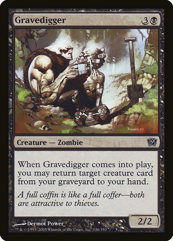 Gravedigger 136★/350 (9th Edition)  - Foil | Good Games Modbury