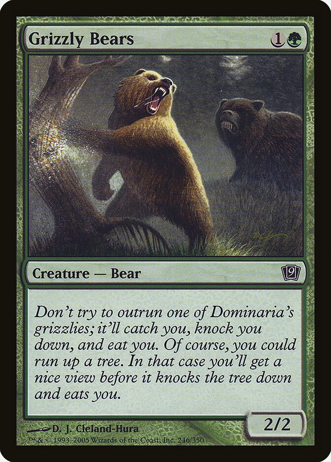 Grizzly Bears 246★/350 (9th Edition)  - Foil | Good Games Modbury