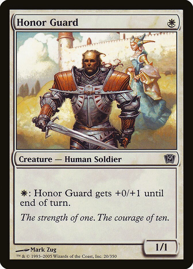 Honor Guard 20★/350 (9th Edition)  - Foil | Good Games Modbury