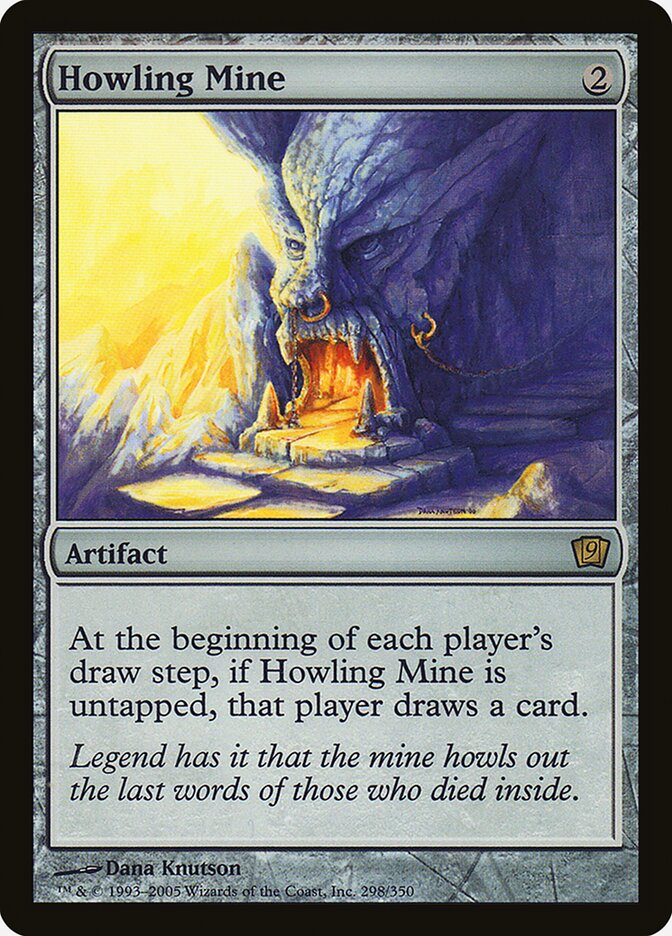 Howling Mine 298★/350 (9th Edition)  - Foil | Good Games Modbury