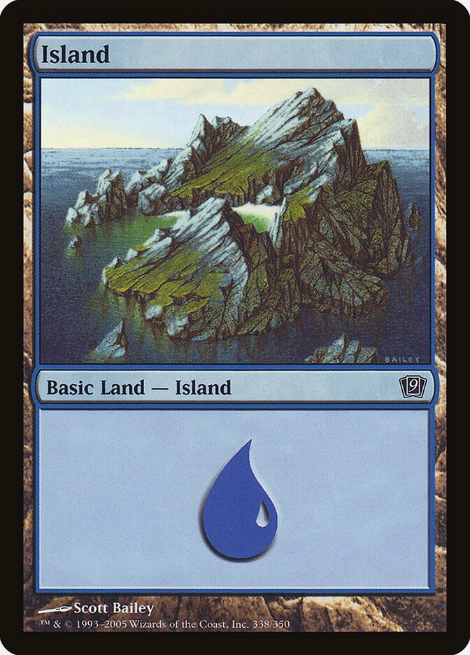 Island 338★/350 (9th Edition)  - Foil | Good Games Modbury