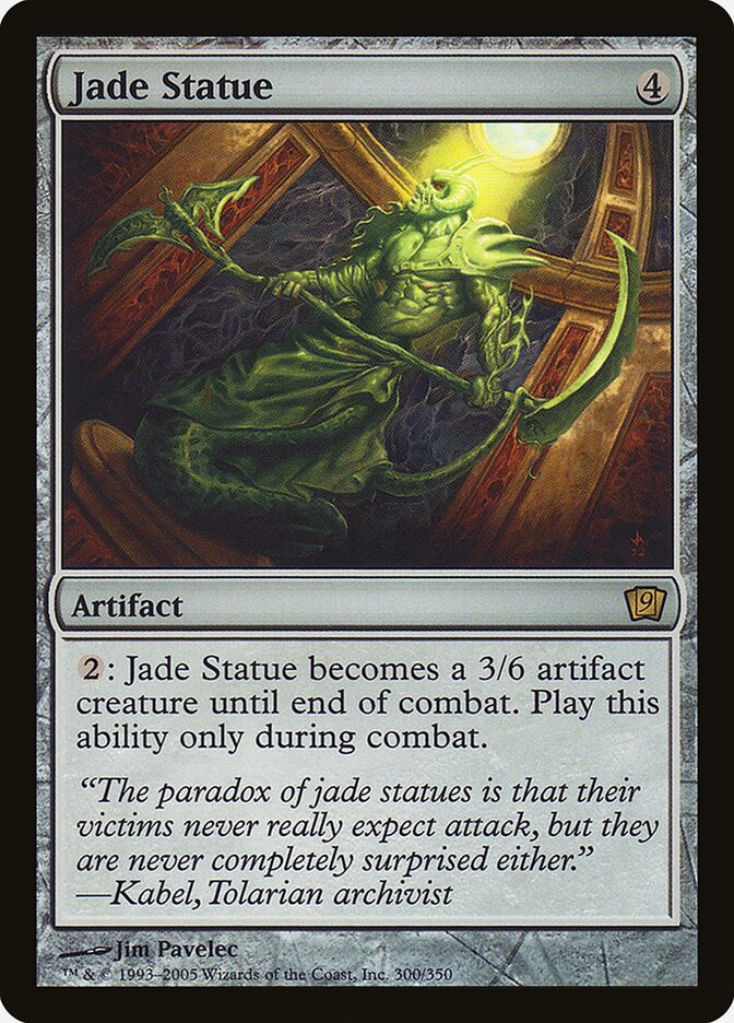 Jade Statue 300★/350 (9th Edition)  - Foil | Good Games Modbury