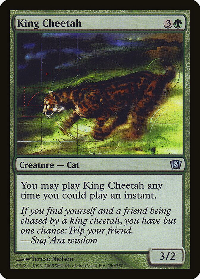 King Cheetah 250★/350 (9th Edition)  - Foil | Good Games Modbury