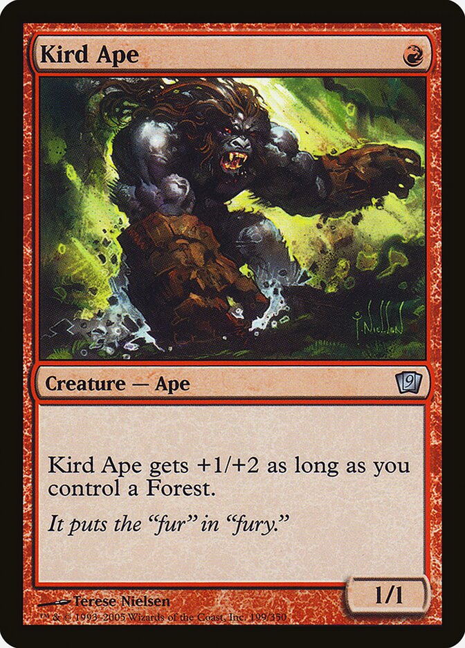 Kird Ape 199★/350 (9th Edition)  - Foil | Good Games Modbury