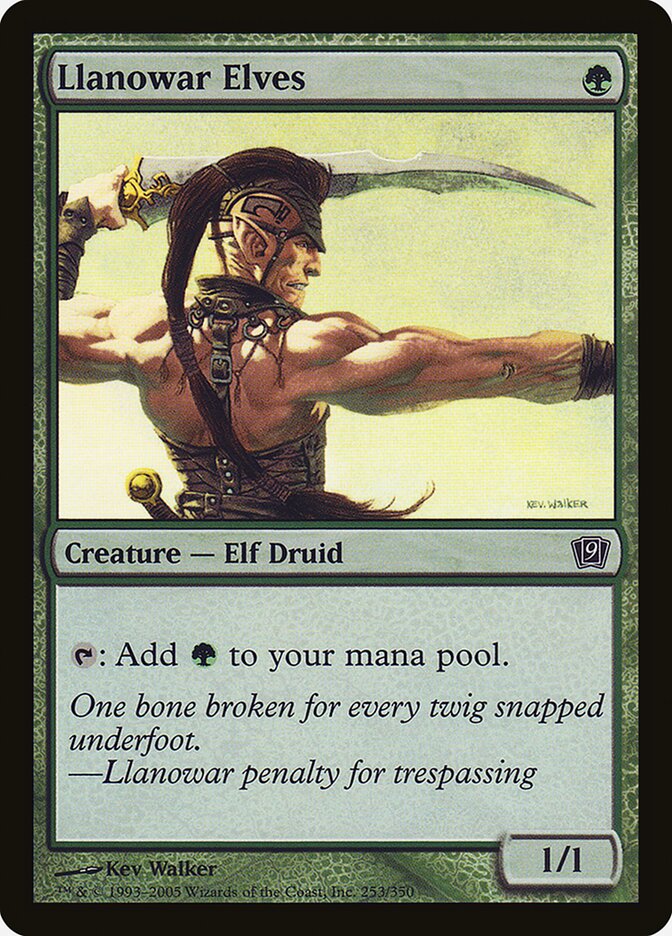 Llanowar Elves 253★/350 (9th Edition)  - Foil | Good Games Modbury