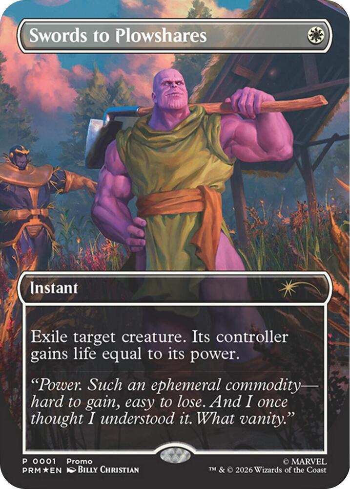 Swords to Plowshares Magazine Insert 1 (Media Promos)  - Borderless Foil | Good Games Modbury