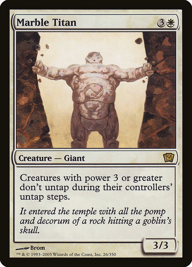 Marble Titan 26★/350 (9th Edition)  - Foil | Good Games Modbury