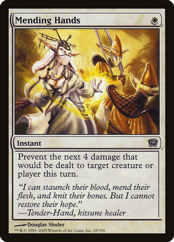 Mending Hands 29★/350 (9th Edition)  - Foil | Good Games Modbury