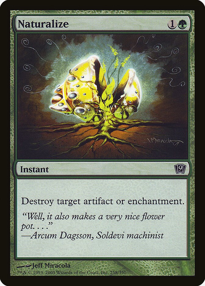Naturalize 258★/350 (9th Edition)  - Foil | Good Games Modbury