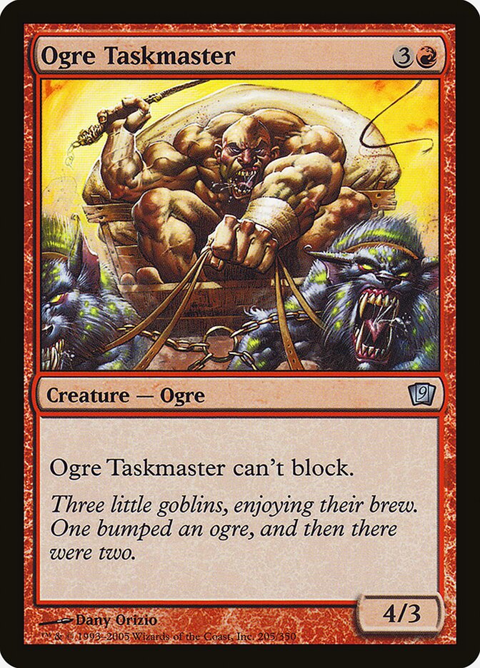 Ogre Taskmaster 205★/350 (9th Edition)  - Foil | Good Games Modbury