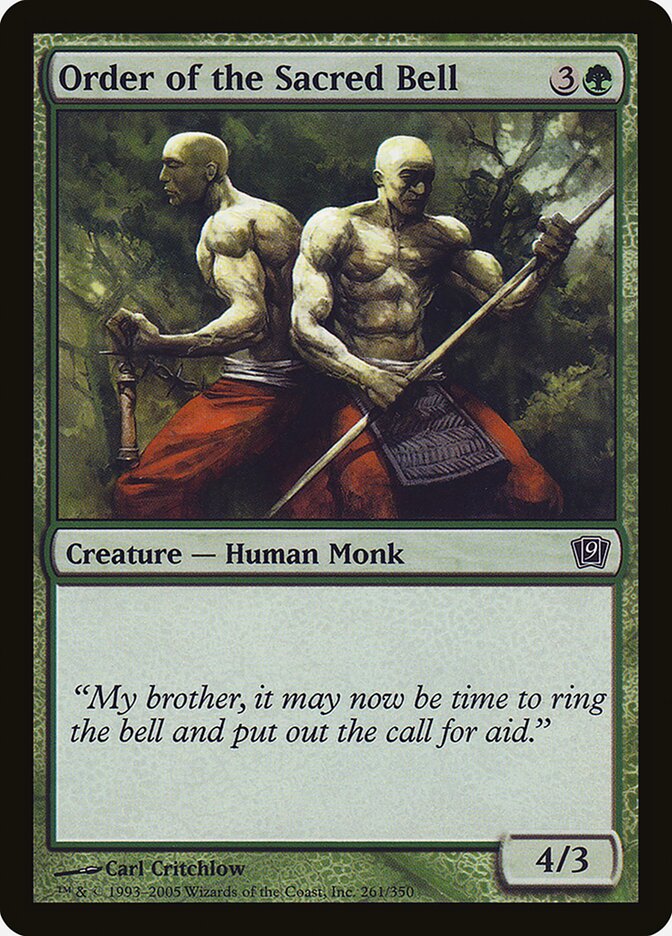 Order of the Sacred Bell 261★/350 (9th Edition)  - Foil | Good Games Modbury