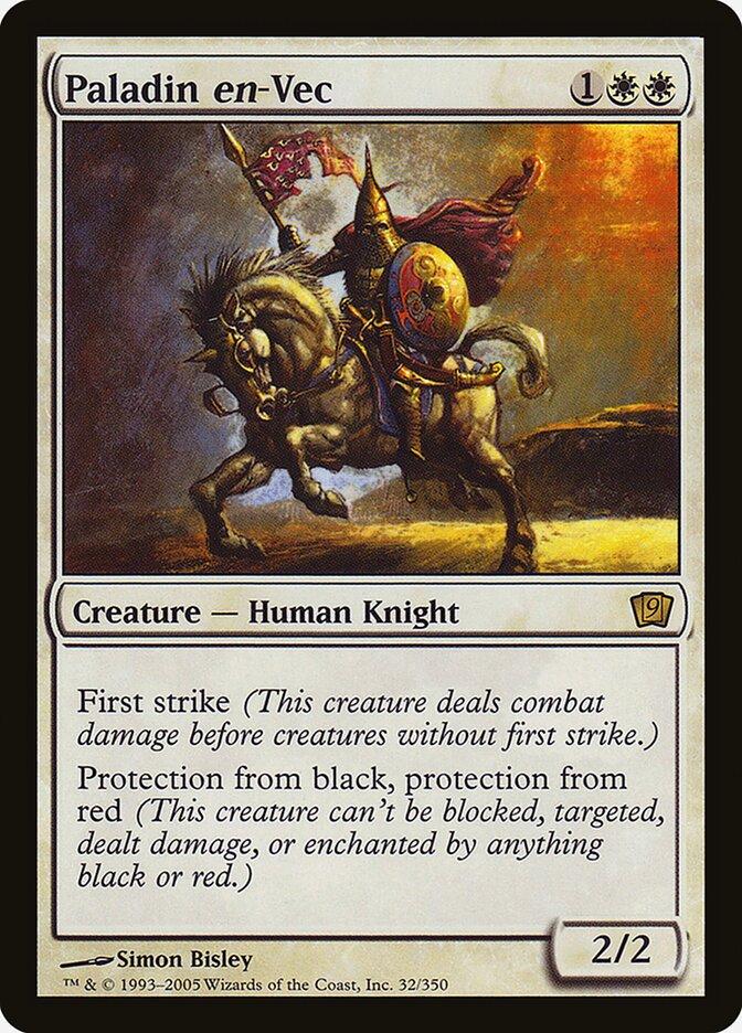 Paladin en-Vec 32★/350 (9th Edition)  - Foil | Good Games Modbury