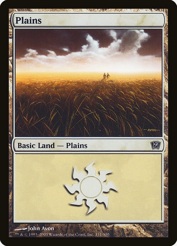 Plains 331★/350 (9th Edition)  - Foil | Good Games Modbury