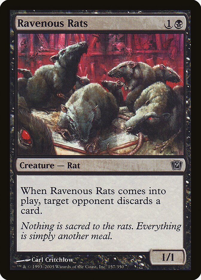 Ravenous Rats 157★/350 (9th Edition)  - Foil | Good Games Modbury