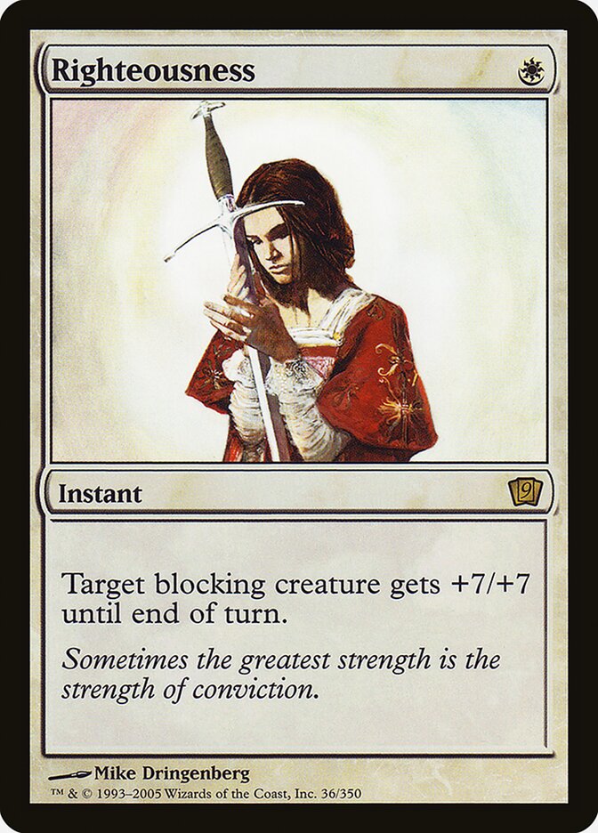 Righteousness 36★/350 (9th Edition)  - Foil | Good Games Modbury
