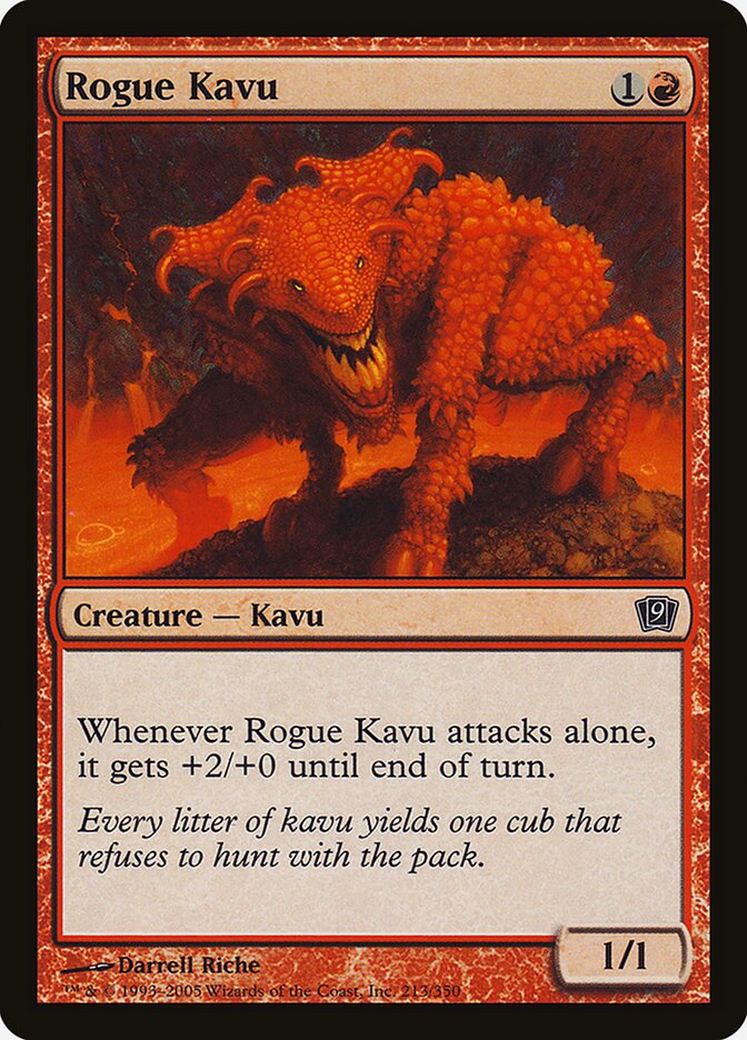Rogue Kavu 213★/350 (9th Edition)  - Foil | Good Games Modbury