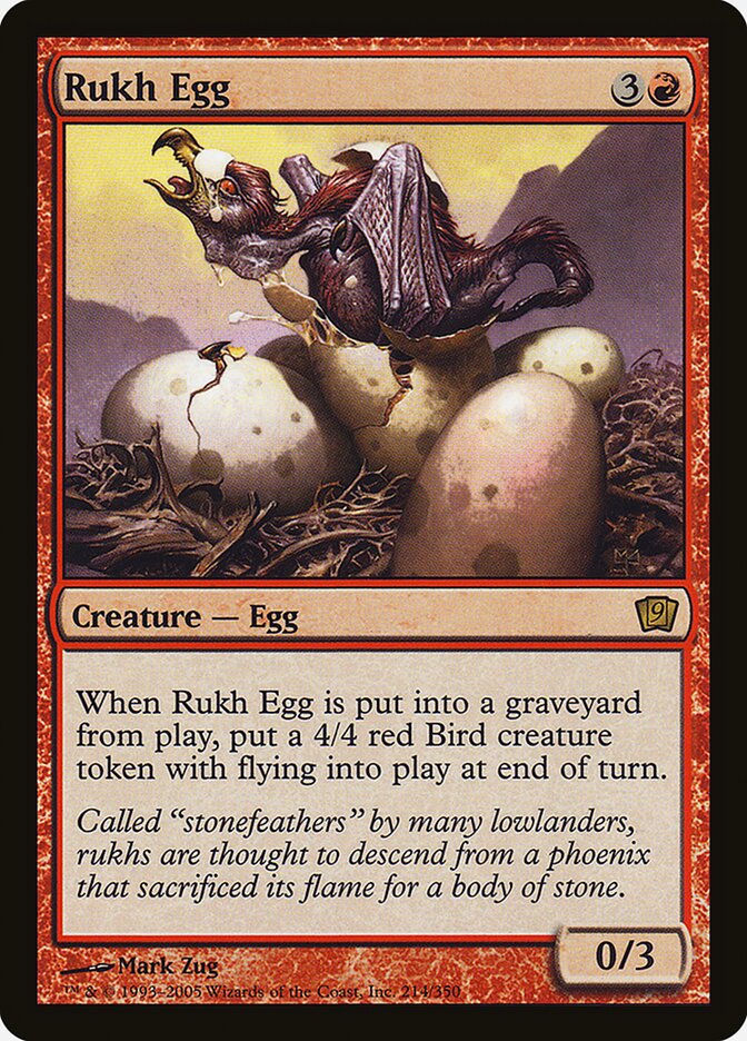 Rukh Egg 214★/350 (9th Edition)  - Foil | Good Games Modbury