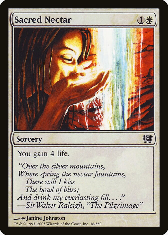 Sacred Nectar 38★/350 (9th Edition)  - Foil | Good Games Modbury