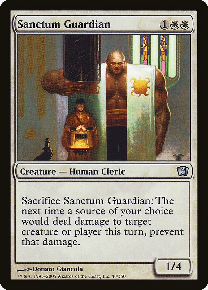 Sanctum Guardian 40★/350 (9th Edition)  - Foil | Good Games Modbury