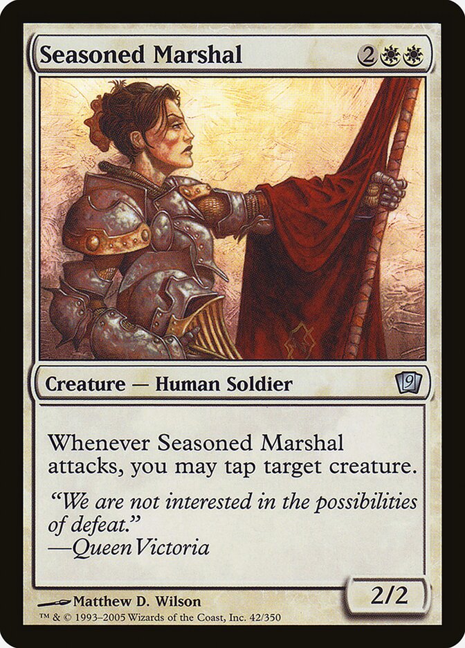 Seasoned Marshal 42★/350 (9th Edition)  - Foil | Good Games Modbury