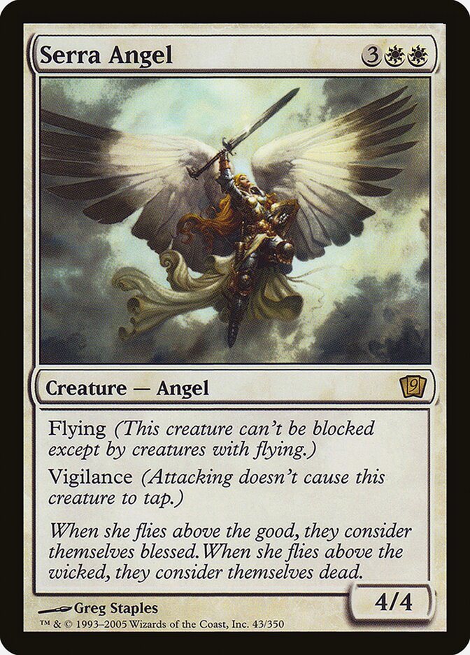 Serra Angel 43★/350 (9th Edition)  - Foil | Good Games Modbury