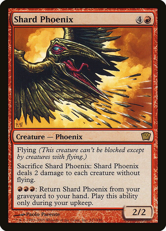 Shard Phoenix 217★/350 (9th Edition)  - Foil | Good Games Modbury