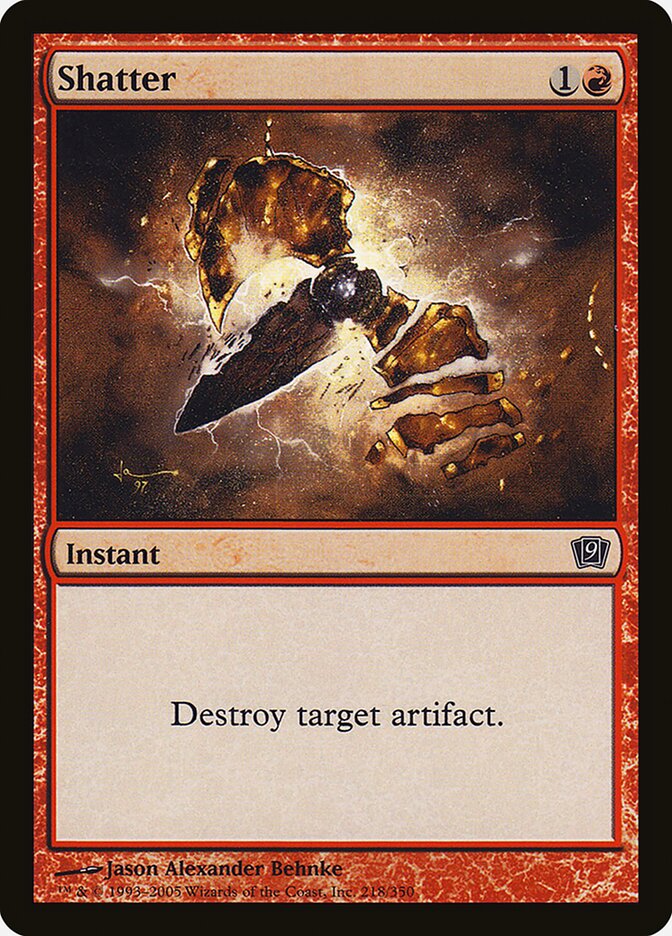 Shatter 218★/350 (9th Edition)  - Foil | Good Games Modbury