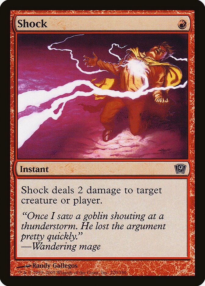 Shock 220★/350 (9th Edition)  - Foil | Good Games Modbury